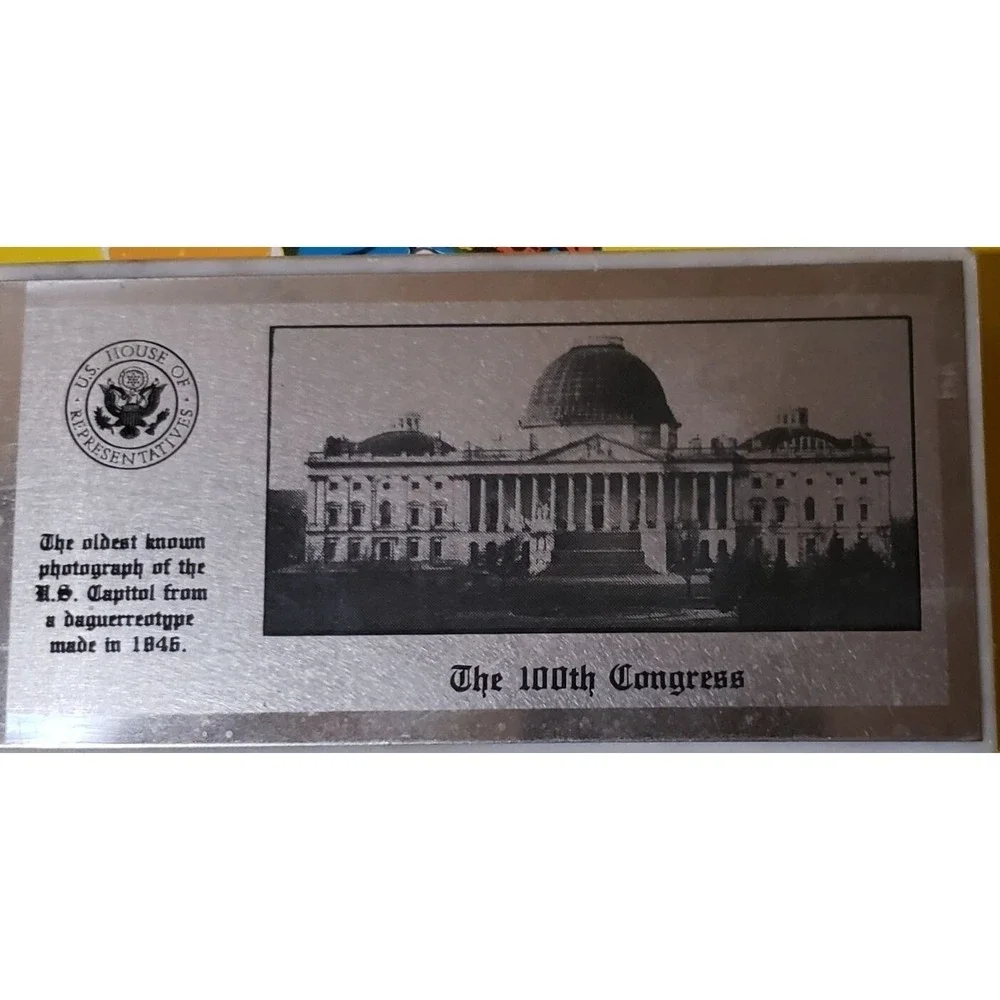 100th Congress Commemorative Marble Paperweight